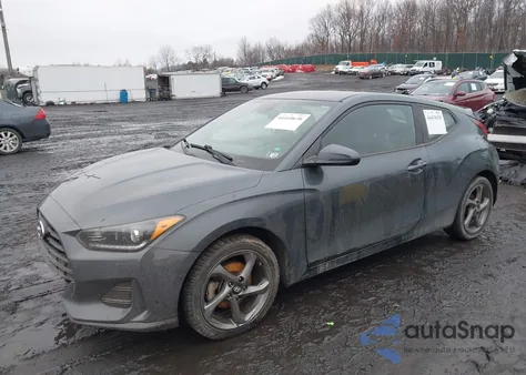 2019 Hyundai Veloster 2.0 z USA, uszkodzony, nr VIN KMHTG6AF2KU013760